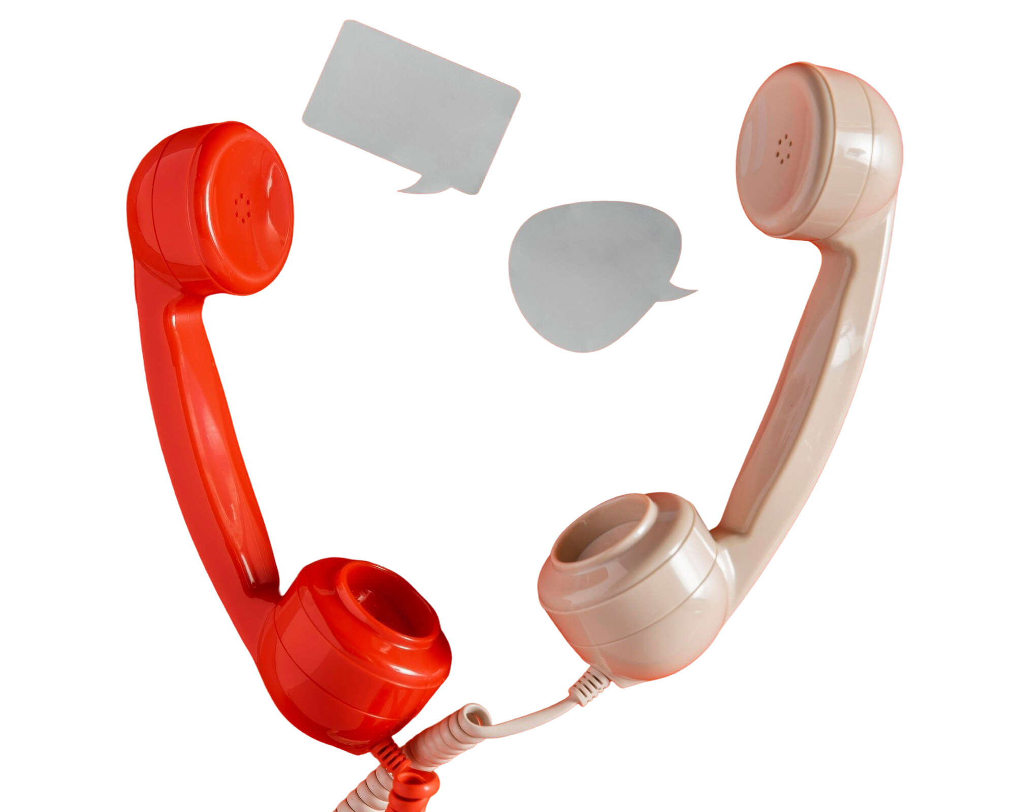 top-view-chat-bubbles-with-two-telephone-receivers-cord